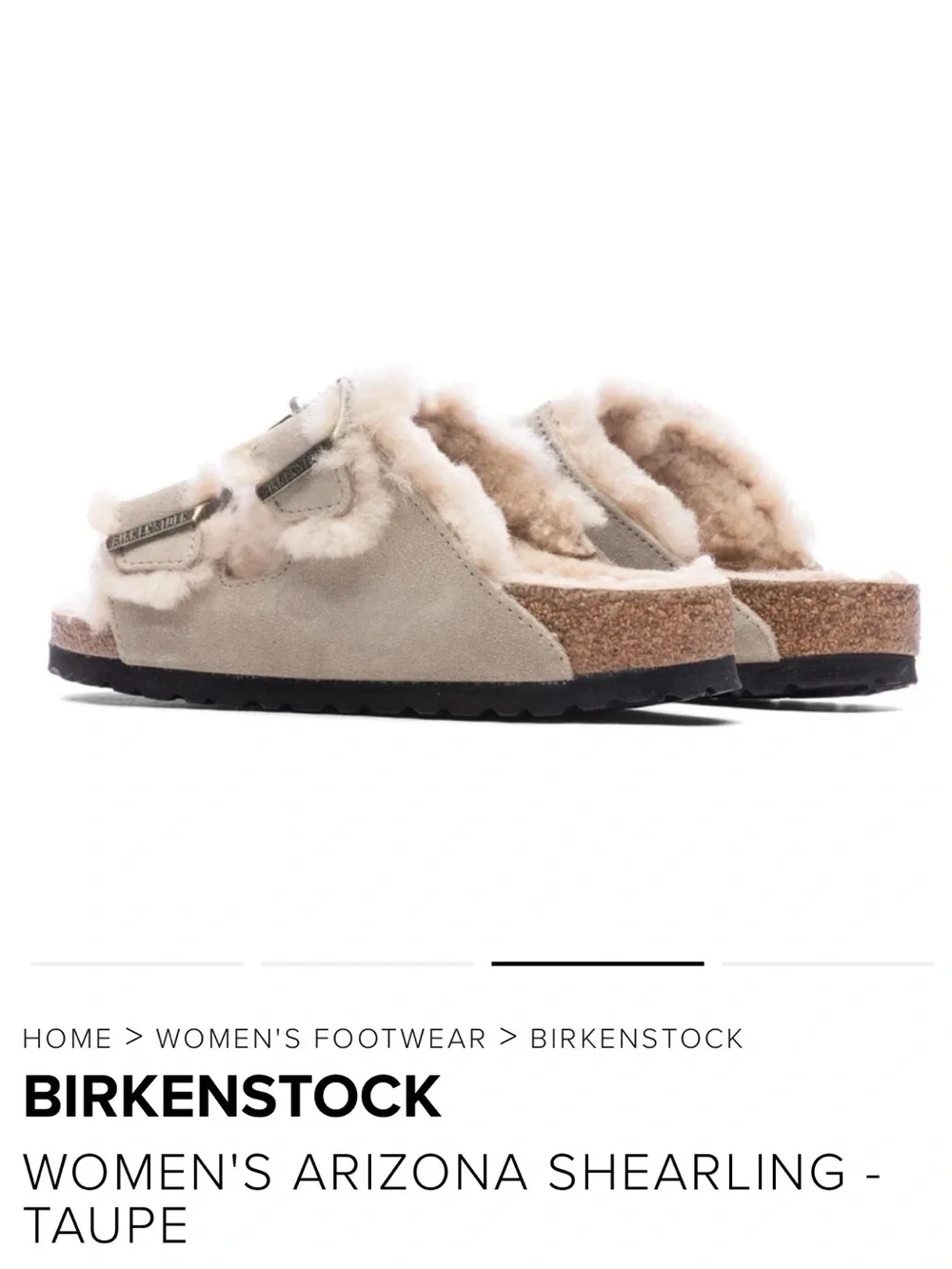 Birkenstock soft shearling